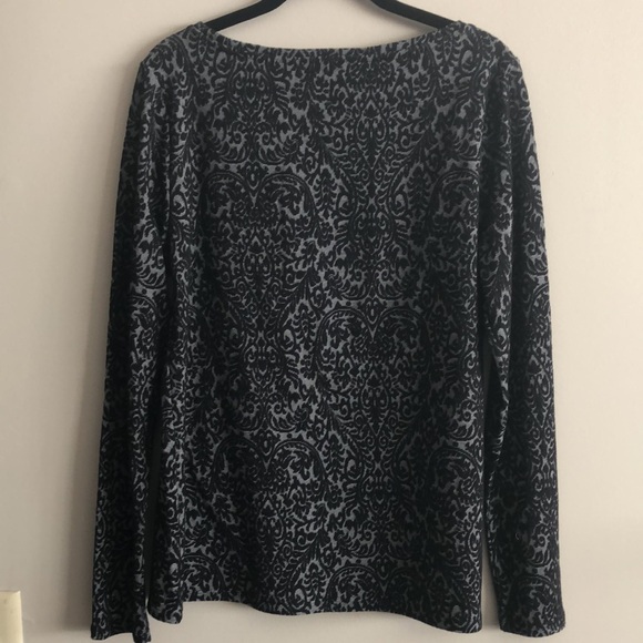 Loft black and grey top - Picture 4 of 4